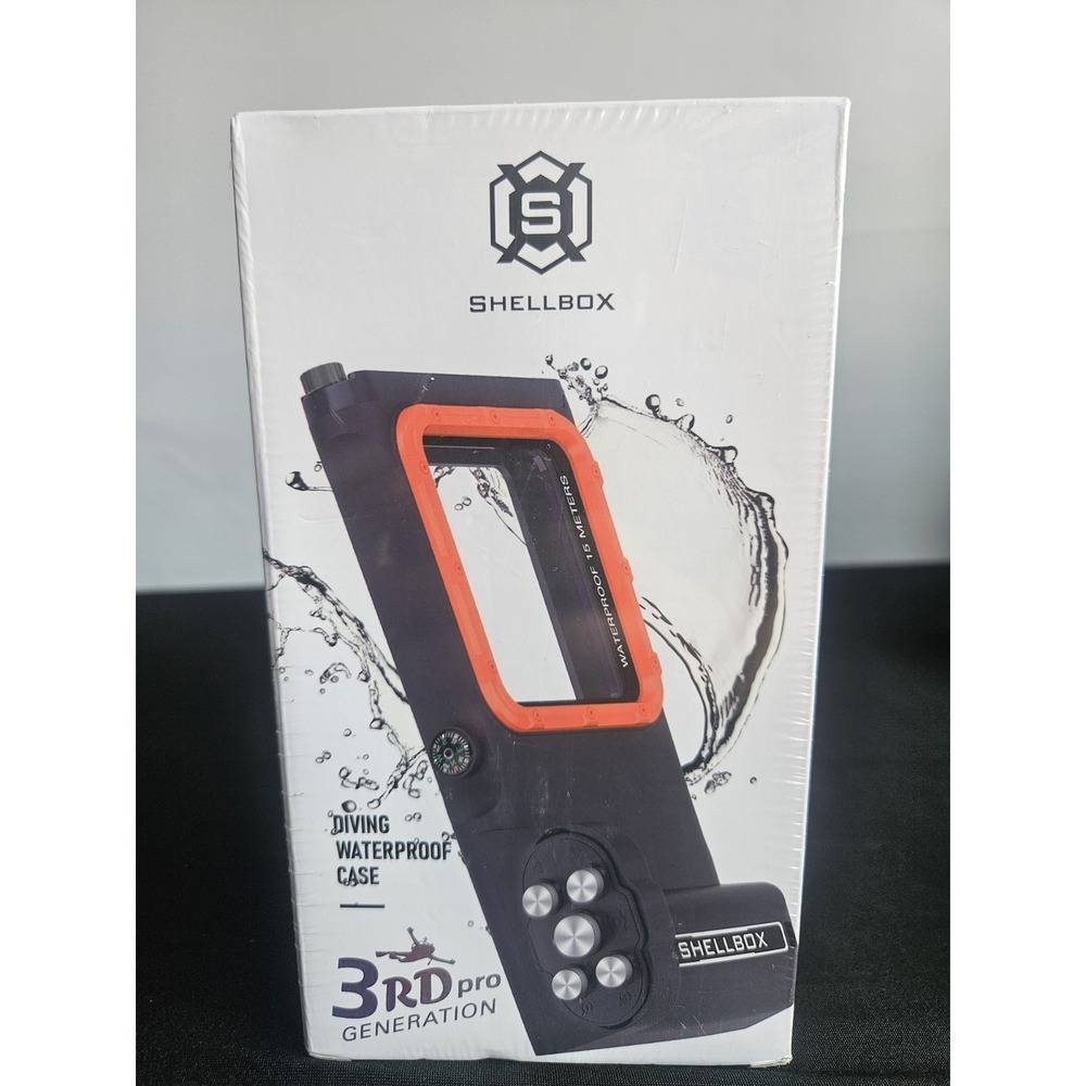 SHELLBOX 3rd Pro Waterproof Diving Phone Case 15M Bluetooth Underwater Housing